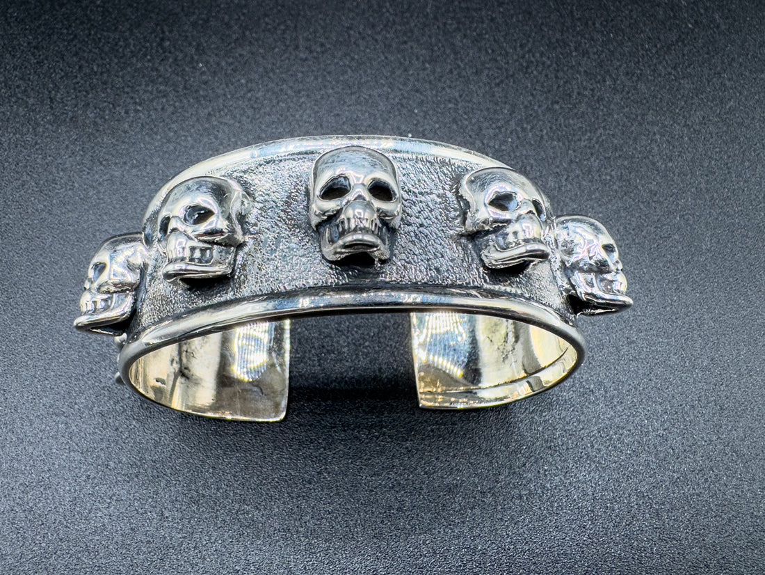 Skull Crusher cuff Sterling Silver