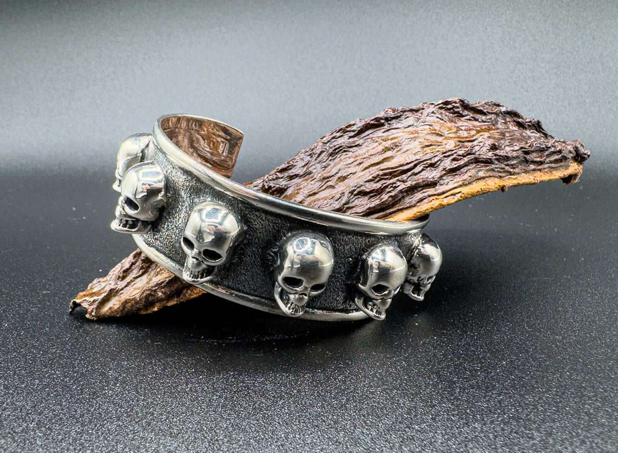 Skull Crusher cuff Sterling Silver