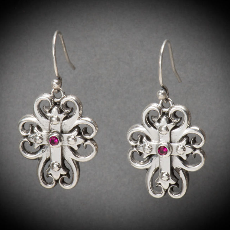 Sterling Silver Spirit Cross Earrings - Shane Casias Custom Jewelry Revolution