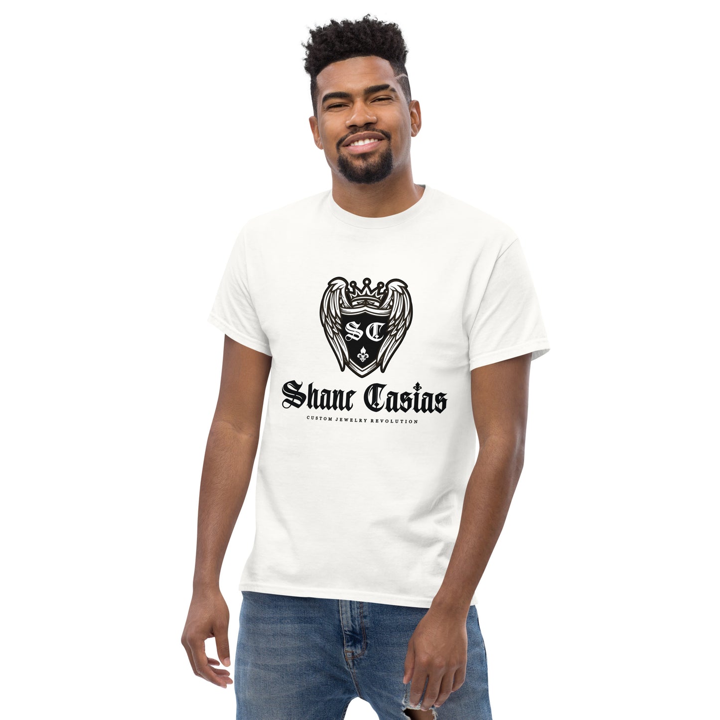 Shane Casias Custom Jewelry Revolution White Classic Tee