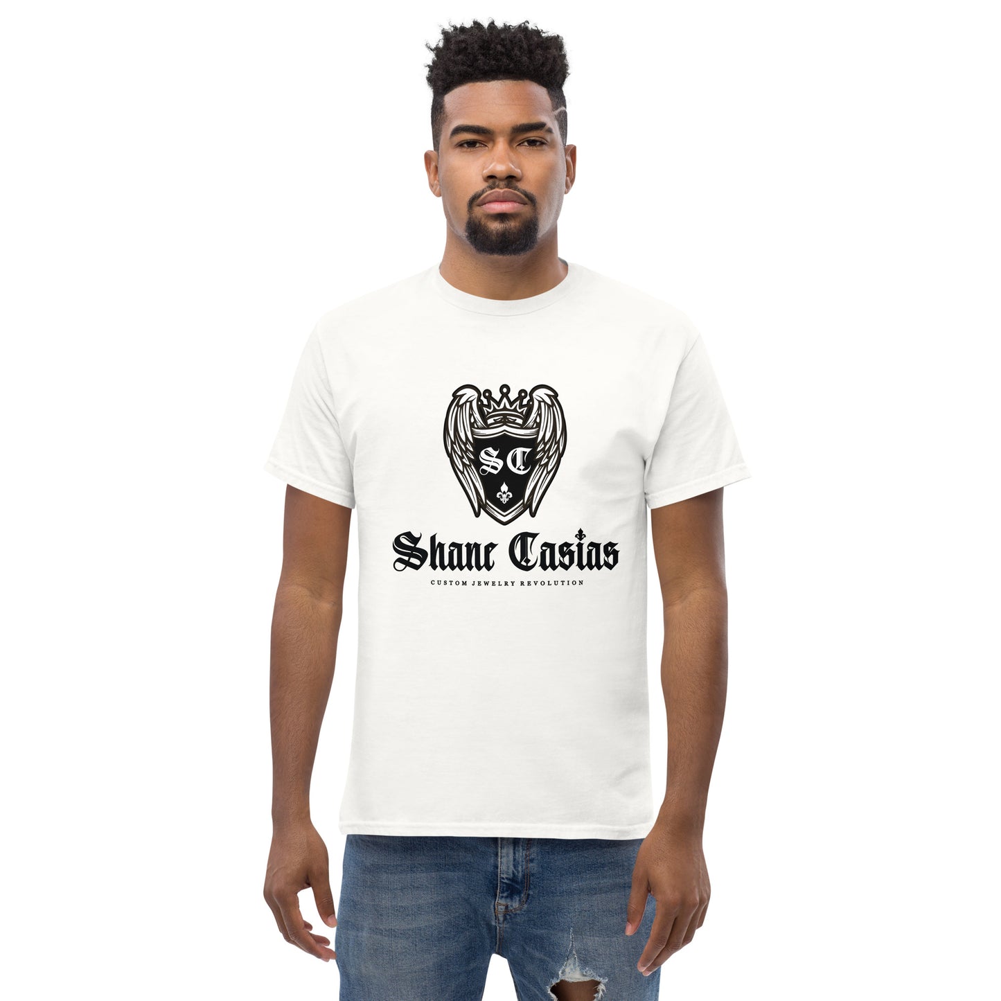 Shane Casias Custom Jewelry Revolution White Classic Tee