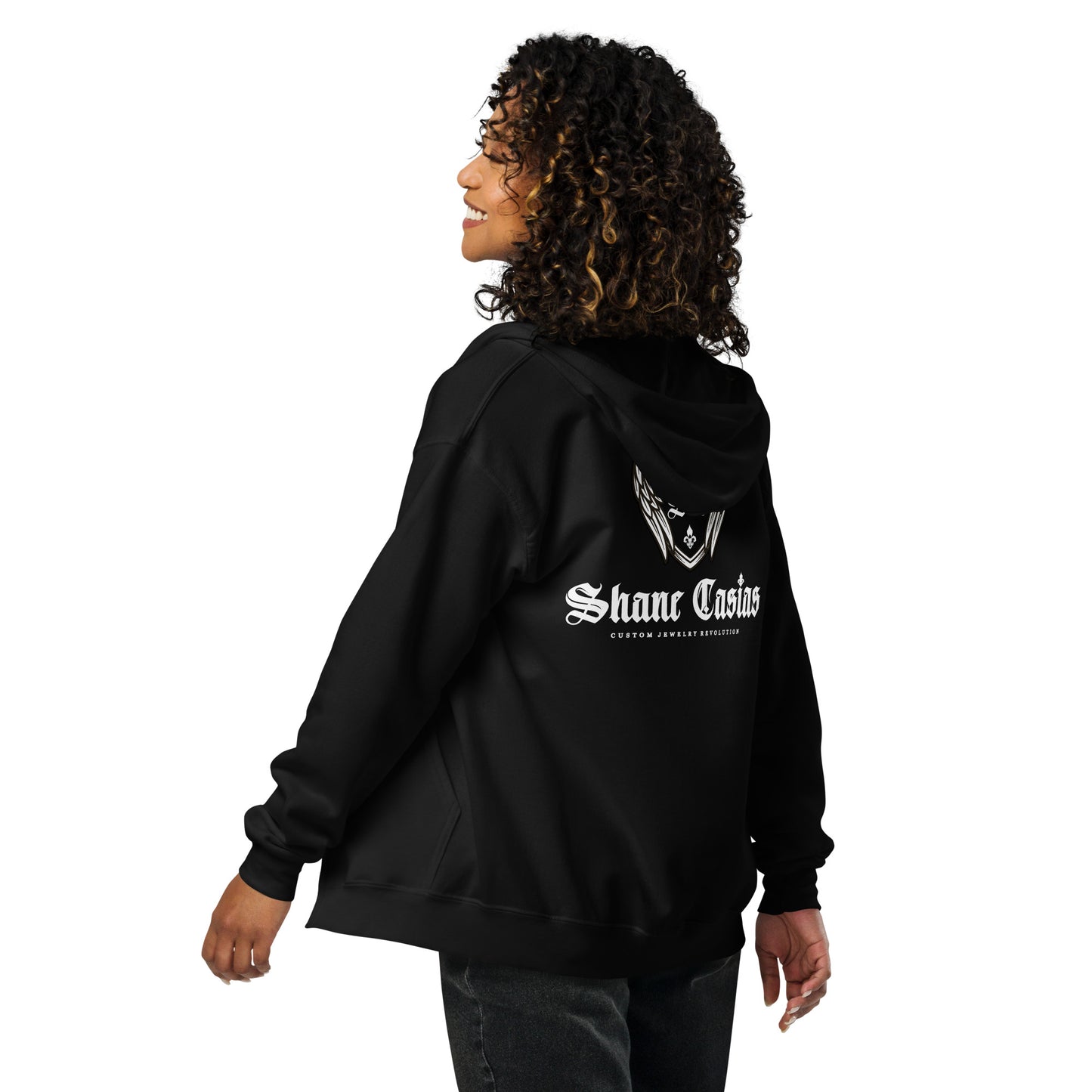 Shane Casias Custom Jewelry Revolution - Unisex heavy blend zip hoodie