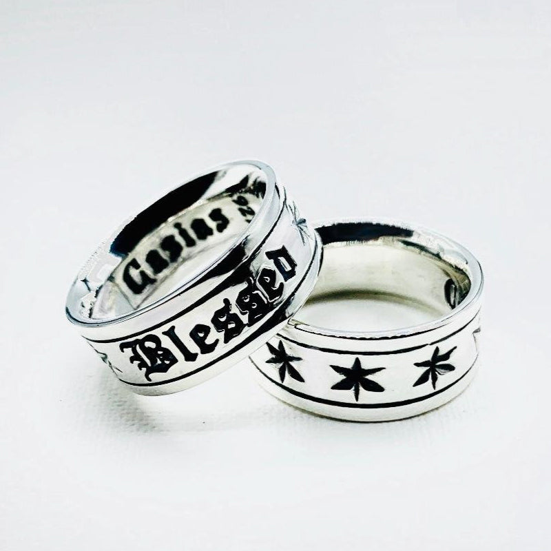 Sterling Silver Blessed Ring Shane Casias Custom Jewelry Revolution