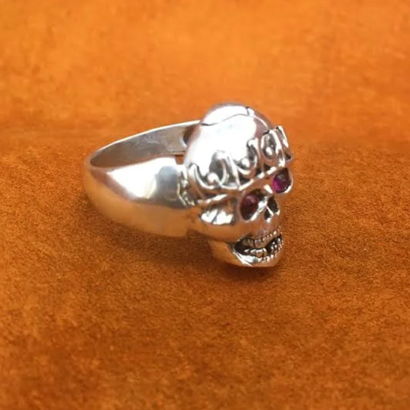  El Rey Silver Skull Shane Casias Custom Jewelry Revolution
