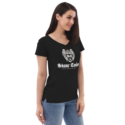 Shane Casias Custom Jewelry Revolution - Women’s recycled v-neck t-shirt